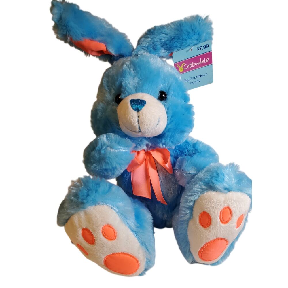 Blue Easter Bunny Plush - 11"
